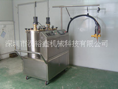 Fridge air conditioning freezer sandwich filling foam machine